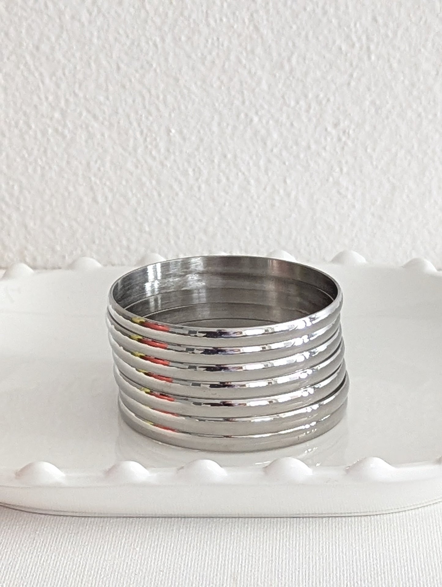 Bangles Stainless Steel Silver