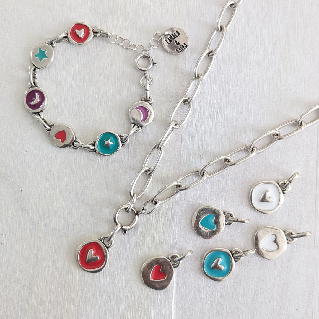 Cuore Necklace ( 6 charms )