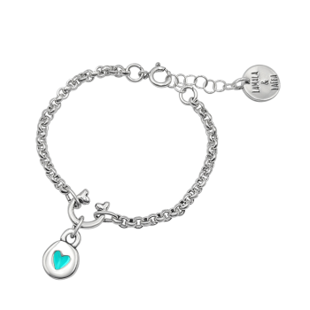 "Heart" Simple bracelet / Turquoise